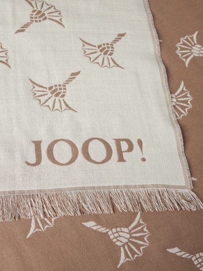 Peek & Cloppenburg JOOP! CollectionSchal Mit Label-Details Modell 'Feris' In Sand