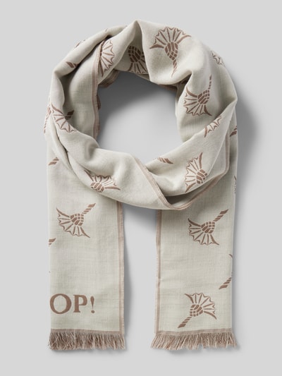 Peek & Cloppenburg JOOP! CollectionSchal Mit Label-Details Modell 'Feris' In Sand