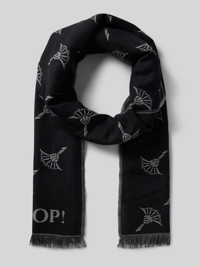 Peek & Cloppenburg JOOP! CollectionSchal mit Label-Details Modell 'Feris' in black