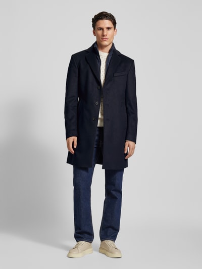 Peek & Cloppenburg JOOP! CollectionWollmantel im Double-Layer-Look Modell 'Morris' in marine