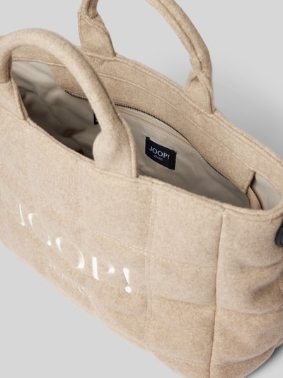 Peek & Cloppenburg JOOP! JeansHandtasche Mit Label-Stitching Modell 'ordine Giaccone' In Stein