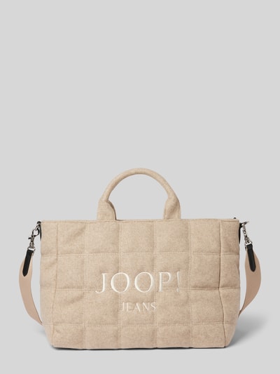 Peek & Cloppenburg JOOP! JeansHandtasche mit Label-Stitching Modell 'ordine giaccone' in stein