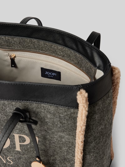 Peek & Cloppenburg JOOP! JeansShopper Mit Kunstfellbesatz Modell 'calduccio Yvette' In Anthrazit