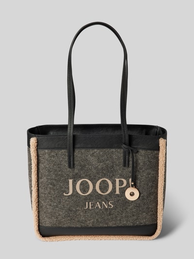 Peek & Cloppenburg JOOP! JeansShopper mit Kunstfellbesatz Modell 'calduccio yvette' in anthrazit