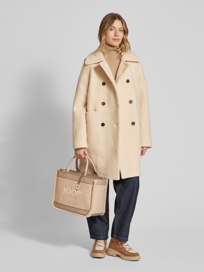 Peek & Cloppenburg JOOP! JeansShopper mit Label-Print Modell 'calduccio' in beige