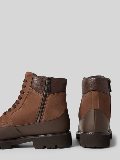 Peek & Cloppenburg JOOP! SHOESBoots Mit Label-Prägung Modell 'velluto Misto Hektor' In Mittelbraun