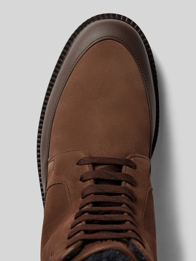 Peek & Cloppenburg JOOP! SHOESBoots Mit Label-Prägung Modell 'velluto Misto Hektor' In Mittelbraun