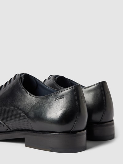 Peek & Cloppenburg JOOP! SHOESDerby-Schuhe Aus Büffelleder Mit Label-Prägung In Black