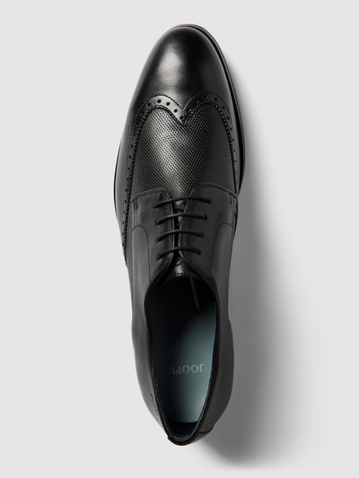 Peek & Cloppenburg JOOP! SHOESDerby-Schuhe Aus Büffelleder Mit Label-Prägung In Black