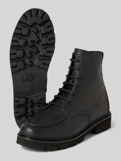 Peek & Cloppenburg JOOP! SHOESLederboots Mit Label-Details Modell 'loreto Hektor' In Black