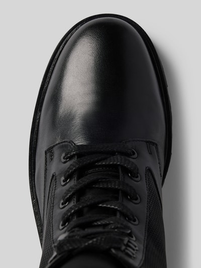 Peek & Cloppenburg JOOP! SHOESLederboots Mit Zugschlaufe Modell 'tela Stampa Hektor' In Black