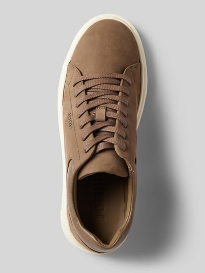 Peek & Cloppenburg JOOP! SHOESLedersneaker Mit Label-Prägung Modell 'piola Stampa Largo' In Beige