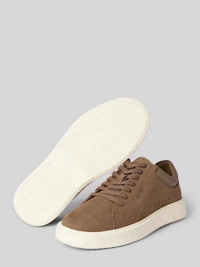 Peek & Cloppenburg JOOP! SHOESLedersneaker Mit Label-Prägung Modell 'piola Stampa Largo' In Beige