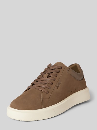 Peek & Cloppenburg JOOP! SHOESLedersneaker mit Label-Prägung Modell 'piola stampa largo' in beige