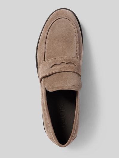 Peek & Cloppenburg JOOP! SHOESLoafers Aus Leder Mit Label-Detail In Beige