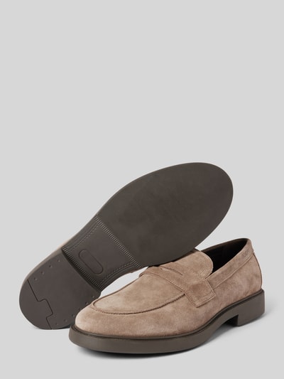 Peek & Cloppenburg JOOP! SHOESLoafers Aus Leder Mit Label-Detail In Beige