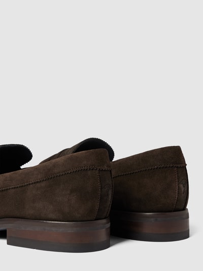 Peek & Cloppenburg JOOP! SHOESPenny-Loafer Mit Label-Details In Dunkelbraun