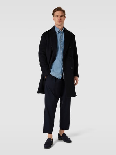 Peek & Cloppenburg JOOP! SHOESPenny-Loafer mit Label-Details in marine