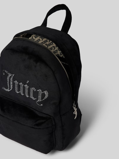 Peek & Cloppenburg Juicy CoutureRucksack Aus Samt Mit Strasssteinbesatz Modell 'KIMBERLY' In Black