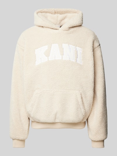 Peek & Cloppenburg KARL KANIHoodie Mit Label-Patches In Sand