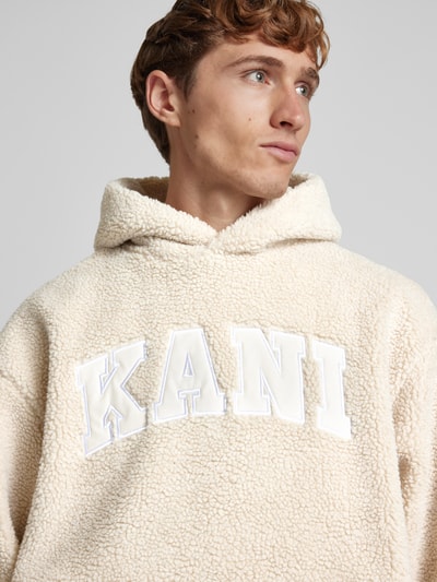 Peek & Cloppenburg KARL KANIHoodie Mit Label-Patches In Sand