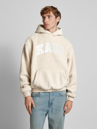 Peek & Cloppenburg KARL KANIHoodie Mit Label-Patches In Sand
