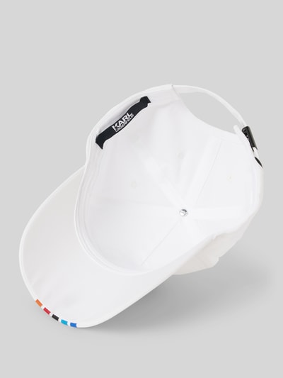 Peek & Cloppenburg Karl LagerfeldBasecap Mit Label-Detail In Weiss