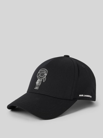 Peek & Cloppenburg Karl LagerfeldBasecap mit Label-Print in black