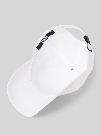 Peek & Cloppenburg Karl LagerfeldBasecap Mit Label-Print In Weiss
