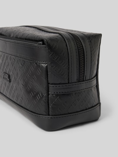 Peek & Cloppenburg Karl LagerfeldKulturtasche Mit Label-Applikation Modell 'BUM BAG' In Black