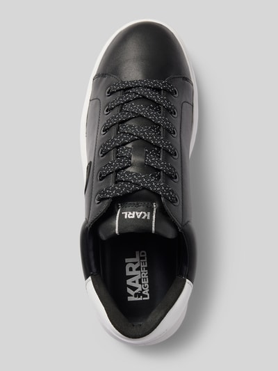 Peek & Cloppenburg Karl LagerfeldLedersneaker Mit Label-Details Modell 'KAPRI' In Black