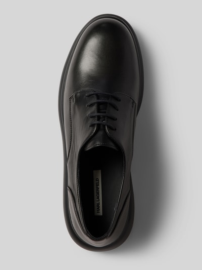 Peek & Cloppenburg Karl LagerfeldSchnürschuhe Aus Leder Mit Label-Detail In Black