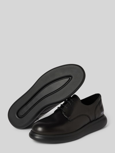 Peek & Cloppenburg Karl LagerfeldSchnürschuhe Aus Leder Mit Label-Detail In Black