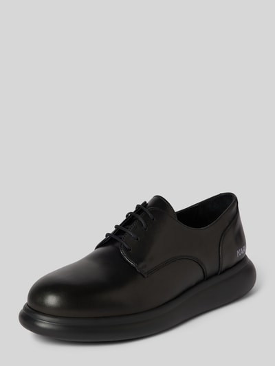 Peek & Cloppenburg Karl LagerfeldSchnürschuhe aus Leder mit Label-Detail in black