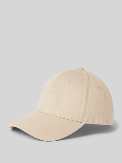 Peek & Cloppenburg Karo KauerBasecap mit Label-Stitching in beige