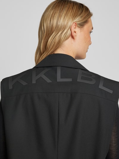 Peek & Cloppenburg Karo KauerWeste Mit Reverskragen In Black