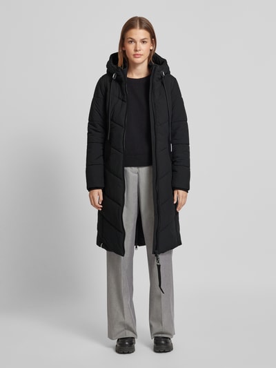 Peek & Cloppenburg khujoParka mit Zweiwege-Reißverschluss Modell 'ARIBAY4 LIGHT' in black