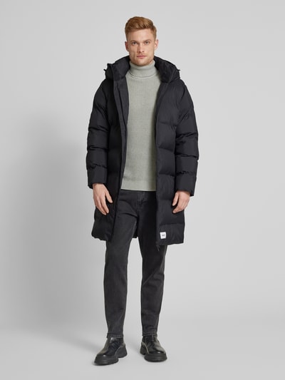 Peek & Cloppenburg khujoSteppmantel mit Kapuze Modell 'Caius' in black