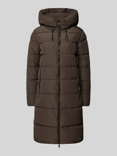 Peek & Cloppenburg KhujoSteppmantel Mit Kapuze Modell 'JILIAS4' In Dunkelgruen