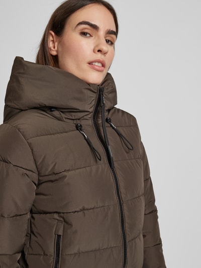 Peek & Cloppenburg KhujoSteppmantel Mit Kapuze Modell 'JILIAS4' In Dunkelgruen