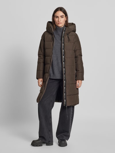 Peek & Cloppenburg khujoSteppmantel mit Kapuze Modell 'JILIAS4' in dunkelgruen