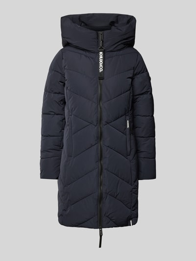 Peek & Cloppenburg KhujoSteppmantel Mit Label-Detail Modell 'DARKA' In Marine