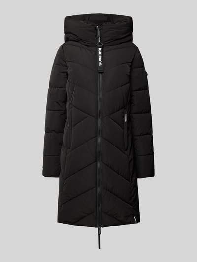 Peek & Cloppenburg KhujoSteppmantel Mit Label-Detail Modell 'DARKA' In Black