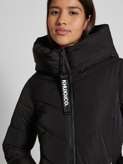 Peek & Cloppenburg KhujoSteppmantel Mit Label-Detail Modell 'DARKA' In Black