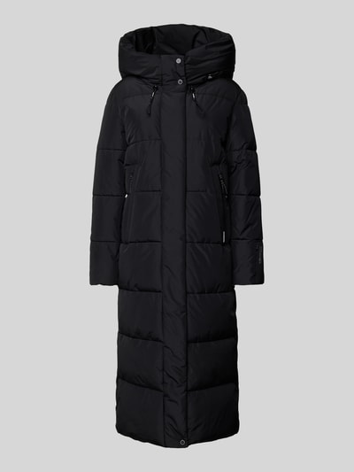 Peek & Cloppenburg KhujoSteppmantel Mit Label-Detail Modell 'SOULANI' In Black