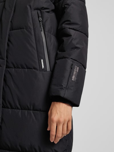 Peek & Cloppenburg KhujoSteppmantel Mit Label-Detail Modell 'SOULANI' In Black