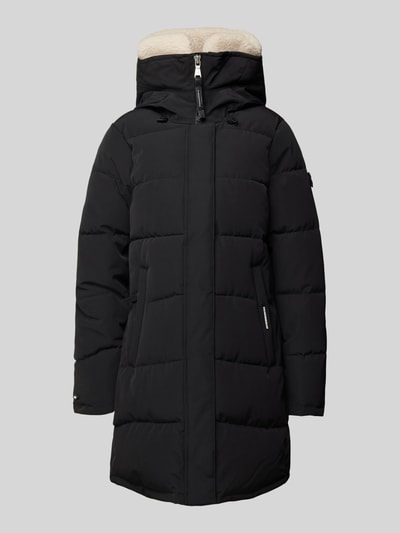 Peek & Cloppenburg KhujoSteppmantel Mit Label-Details Modell 'Teddy' In Black