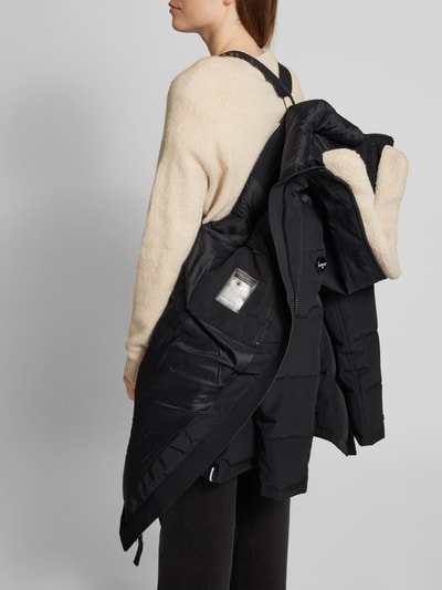 Peek & Cloppenburg KhujoSteppmantel Mit Label-Details Modell 'Teddy' In Black