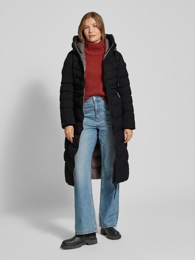 Peek & Cloppenburg khujoSteppmantel mit Zweiwege-Reißverschluss Modell 'INGRAM3 MATT' in black