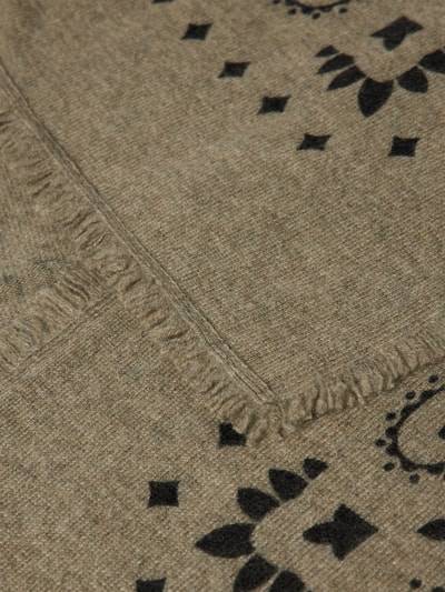 Peek & Cloppenburg KujtenSchal Aus Kaschmir Mit Fransen Modell 'HACHIKO' In Khaki Melange